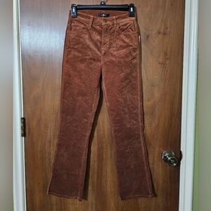 7 For All Mankind Brown Corduroy Pants